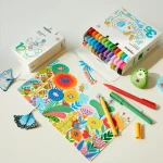 Markery akrylowe z okrągłą końcówką (12 kolorów) / Mideer