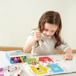 Marker zmywalny z okrągłą końcówką (6 kolorów) / Mideer