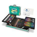 Walizka artystyczna - zielona / Mideer