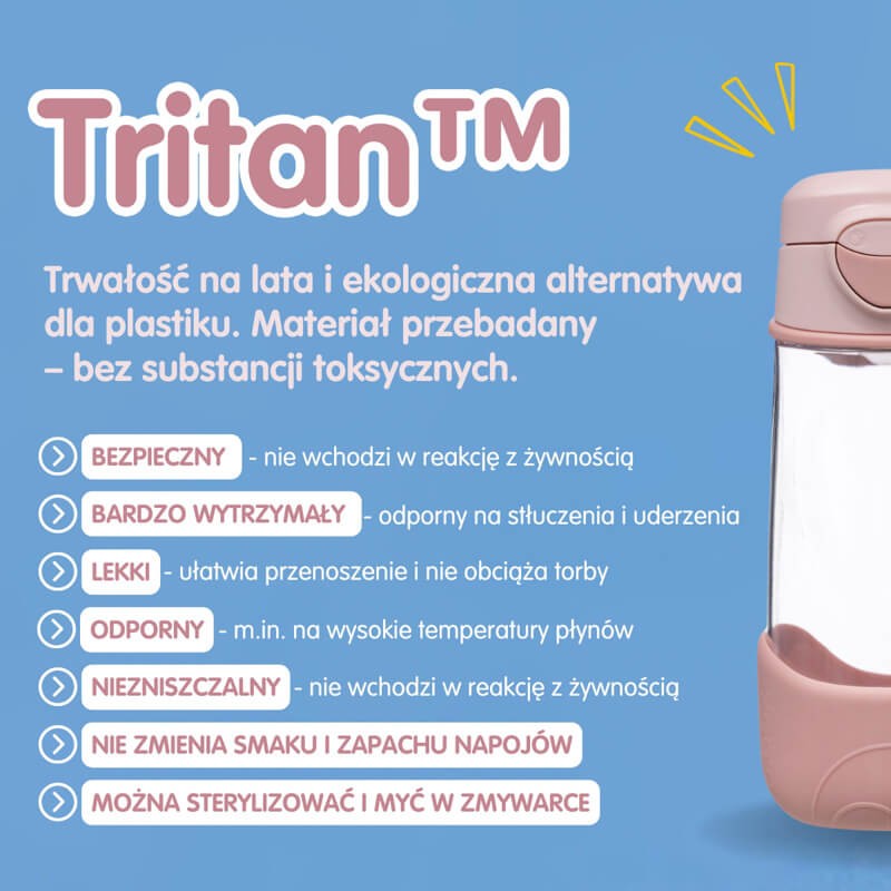 Sportowa butelka tritanowa - Lemon Twist / b.box
