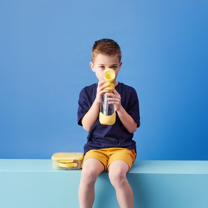 Tritanowa butelka ze słomką Lemon Twist / b.box