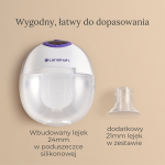 Laktator pojedyńczy bezprzewodowy Hands-free / Lansinoh