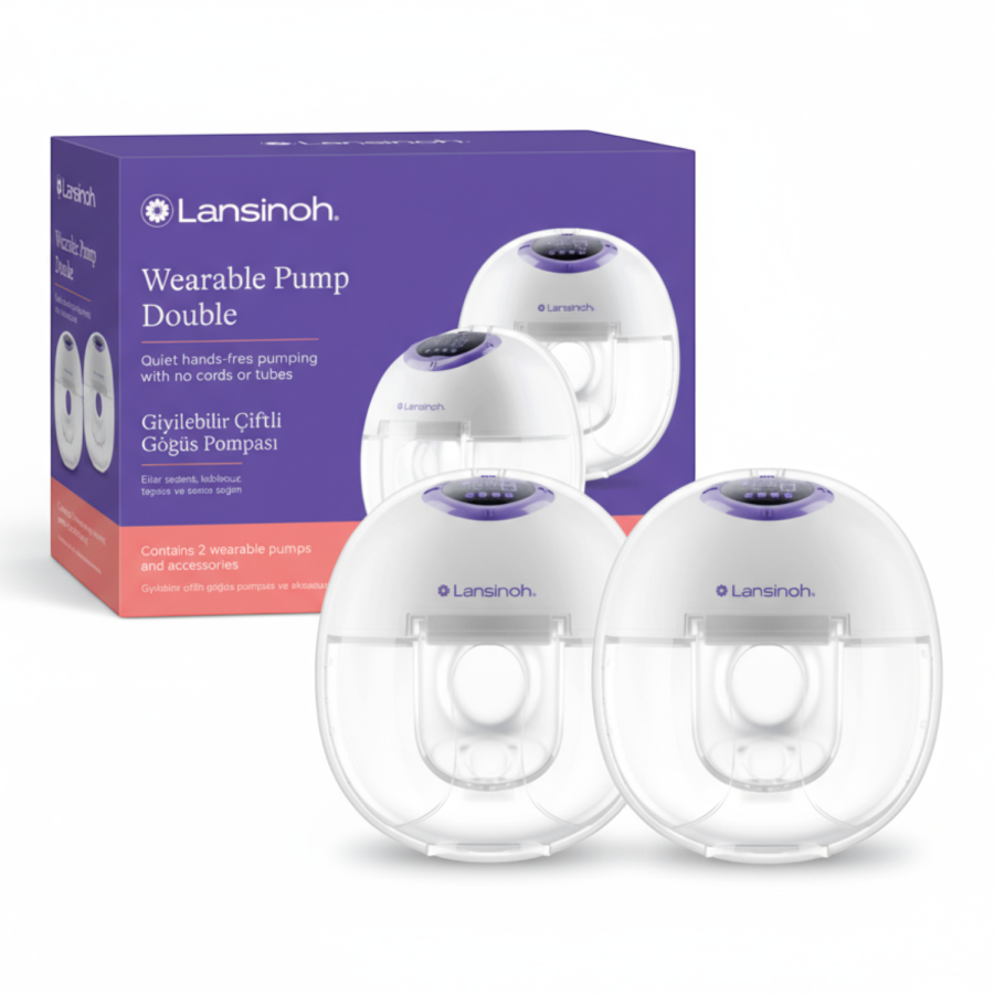 Laktator podwójny bezprzewodowy Hands-free / Lansinoh