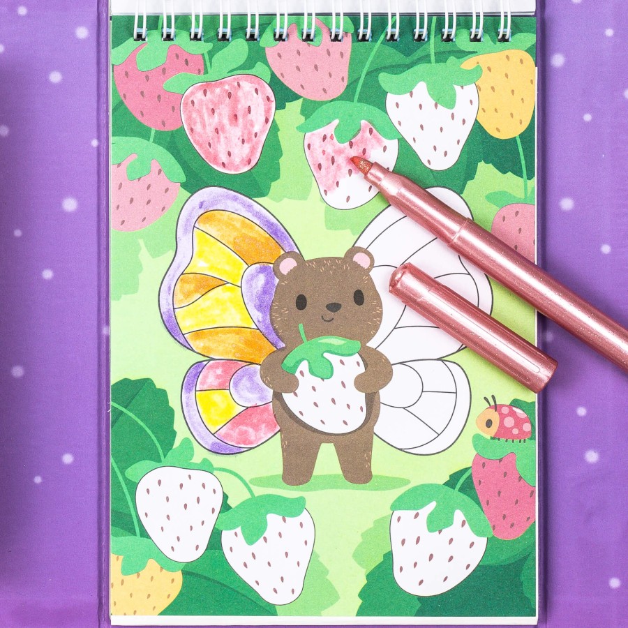 Zestaw błyszczących kolorowanek – Kraina Wróżek / Tiger Tribe