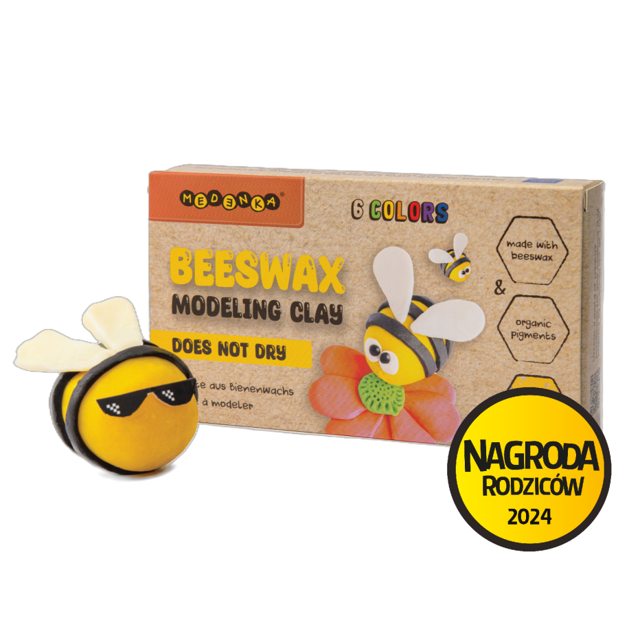 Modelina Medenka z woskiem pszczelim, 100% naturalna