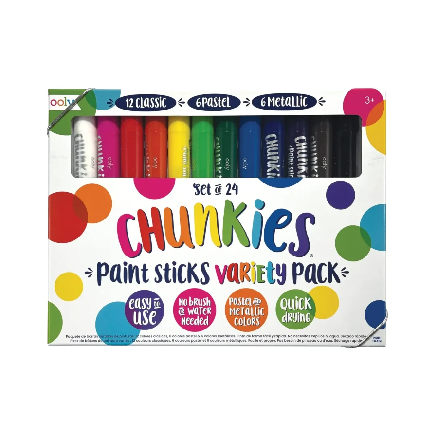 Farba w kredce 24 szt., Chunkies Paint Sticks / Ooly