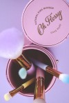 Zestaw 5 pędzli do makijażu w etui do przechowywania / Oh Flossy