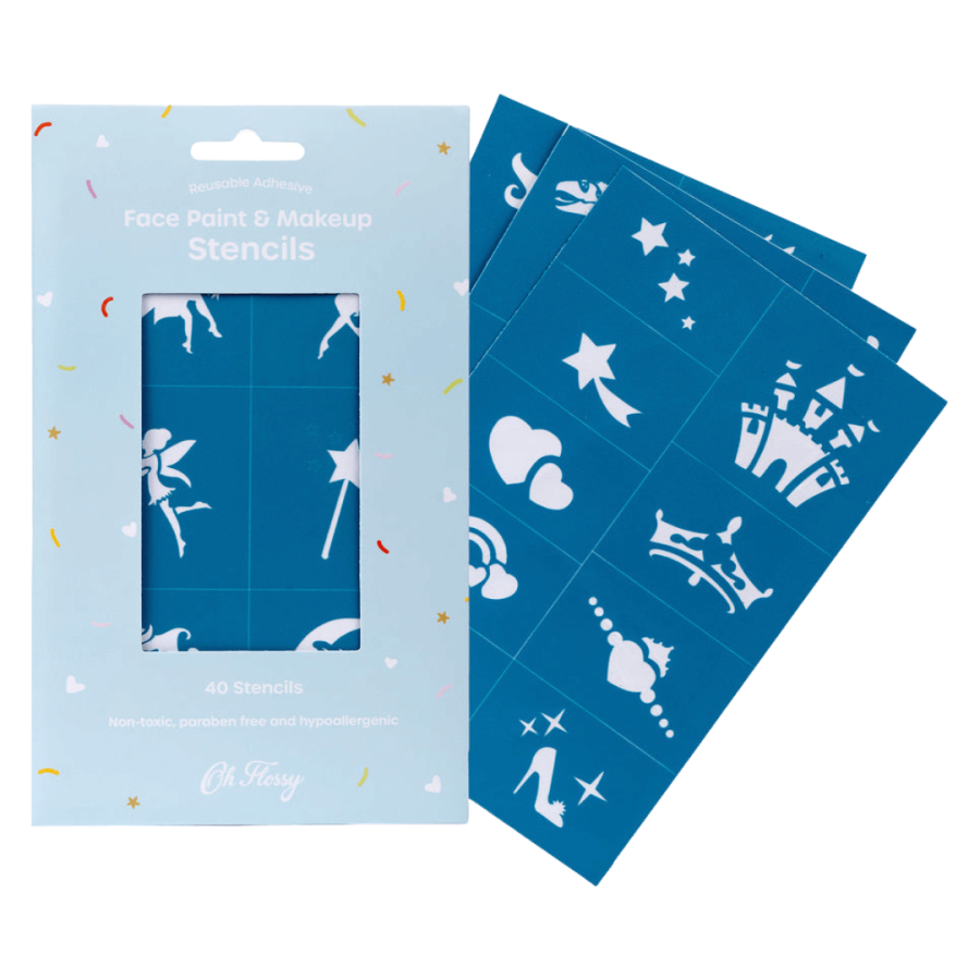 Kreatywne szablony do makijażu i malowania twarzy, wielokrotnego użytku / Oh Flossy
