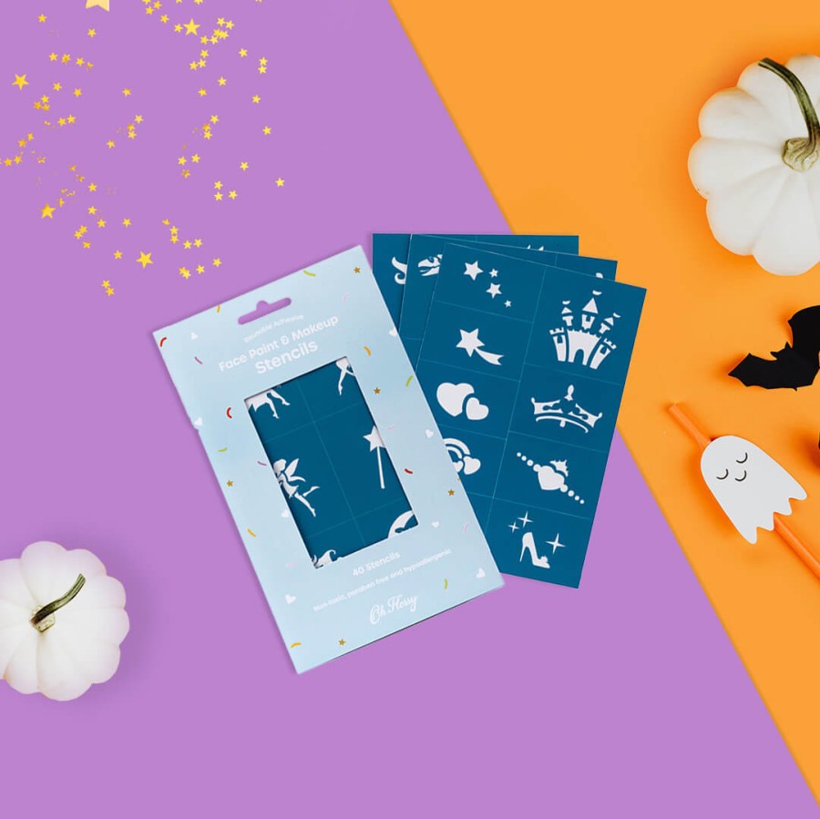 Kreatywne szablony do makijażu i malowania twarzy, wielokrotnego użytku / Oh Flossy