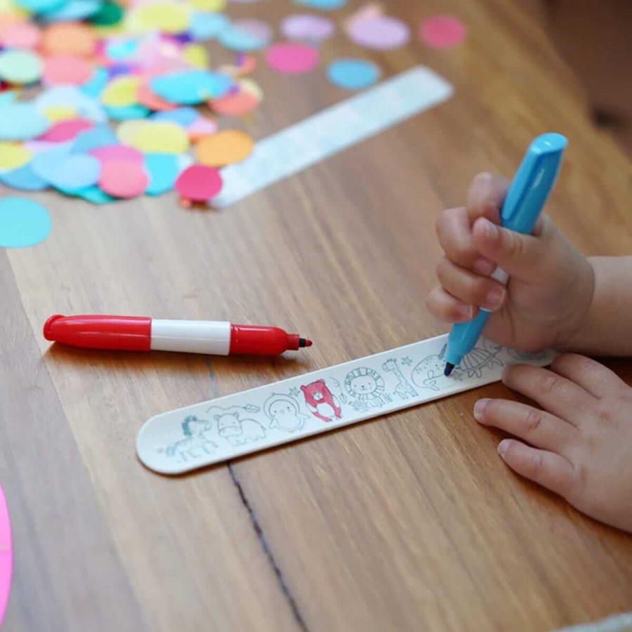 Bransoletka samozaciskowa do kolorowania - Pojazdy / HeyDoodle