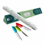 Bransoletka samozaciskowa do kolorowania - Dinozaury / HeyDoodle