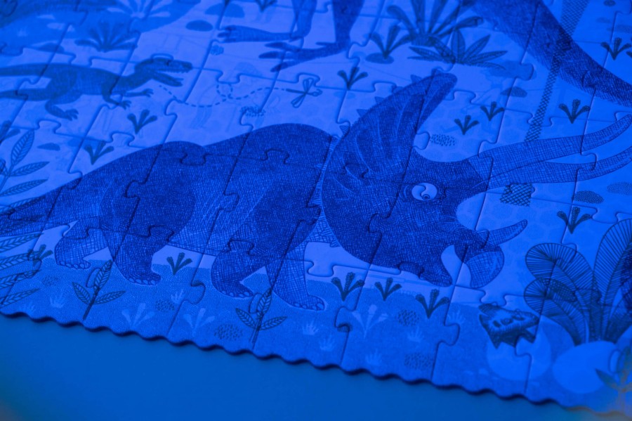 Puzzle z grą obserwacyjną Odkryj Dinozaury / Londji