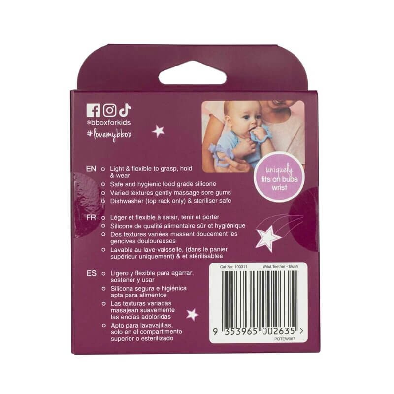 Gryzak silikonowy Lisek - róż / b.box