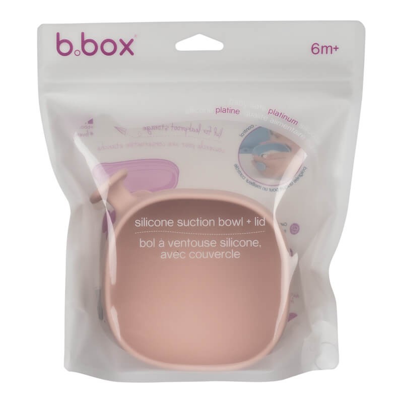 Miseczka z przykrywką - różowy / b.box