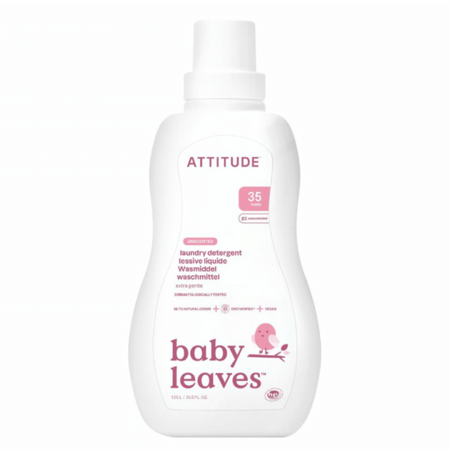 Płyn do prania ubranek dziecięcych Bezzapachowy, 35 prań, 1050 ml / Attitude