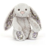 Króliczek z Kwiecistymi Uszami Srebrny „Bloom” 18 cm / Jellycat