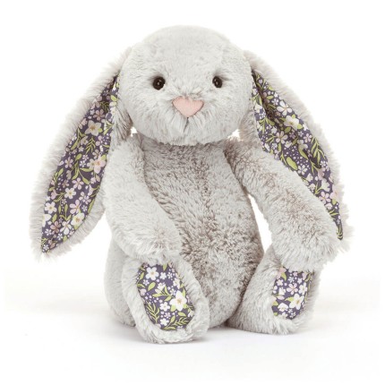 Króliczek z Kwiecistymi Uszami Srebrny „Bloom” 18 cm / Jellycat