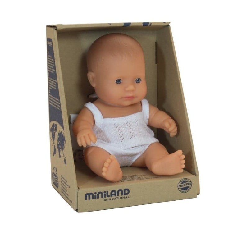Lalka dziewczynka Europejka 21cm Miniland Baby