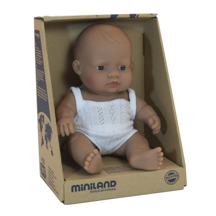 Lalka dziewczynka Hiszpanka 21cm Miniland Baby