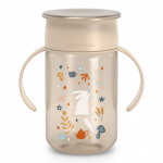 Kubek treningowy 360° Wonderland 340 ml - beżowy / Suavinex