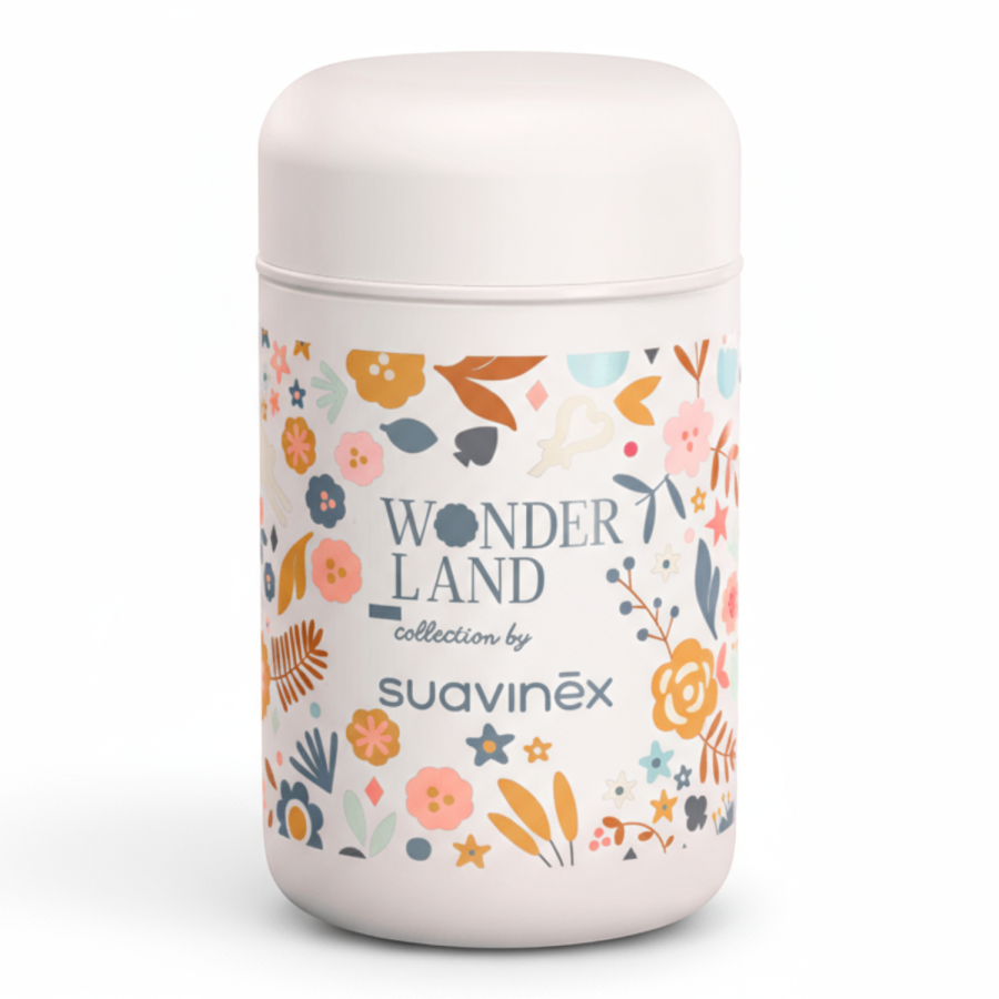 Termos 400 ml Wonderland - beżowy liberty / Suavinex