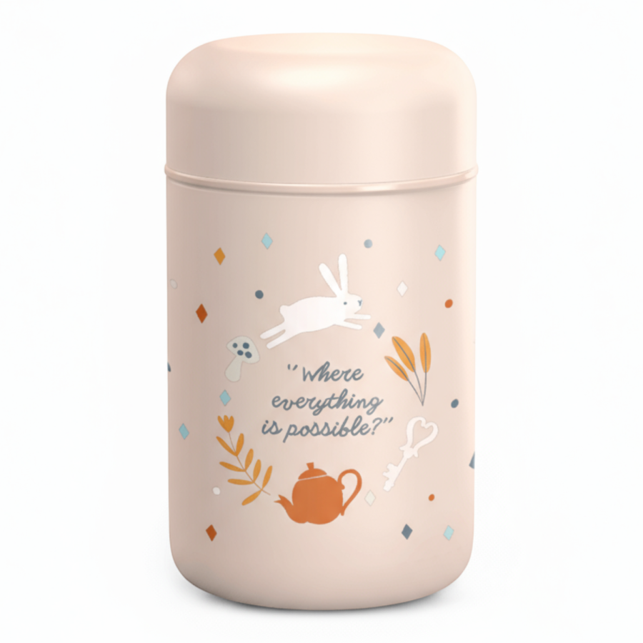 Termos 400 ml Wonderland - różowy / Suavinex