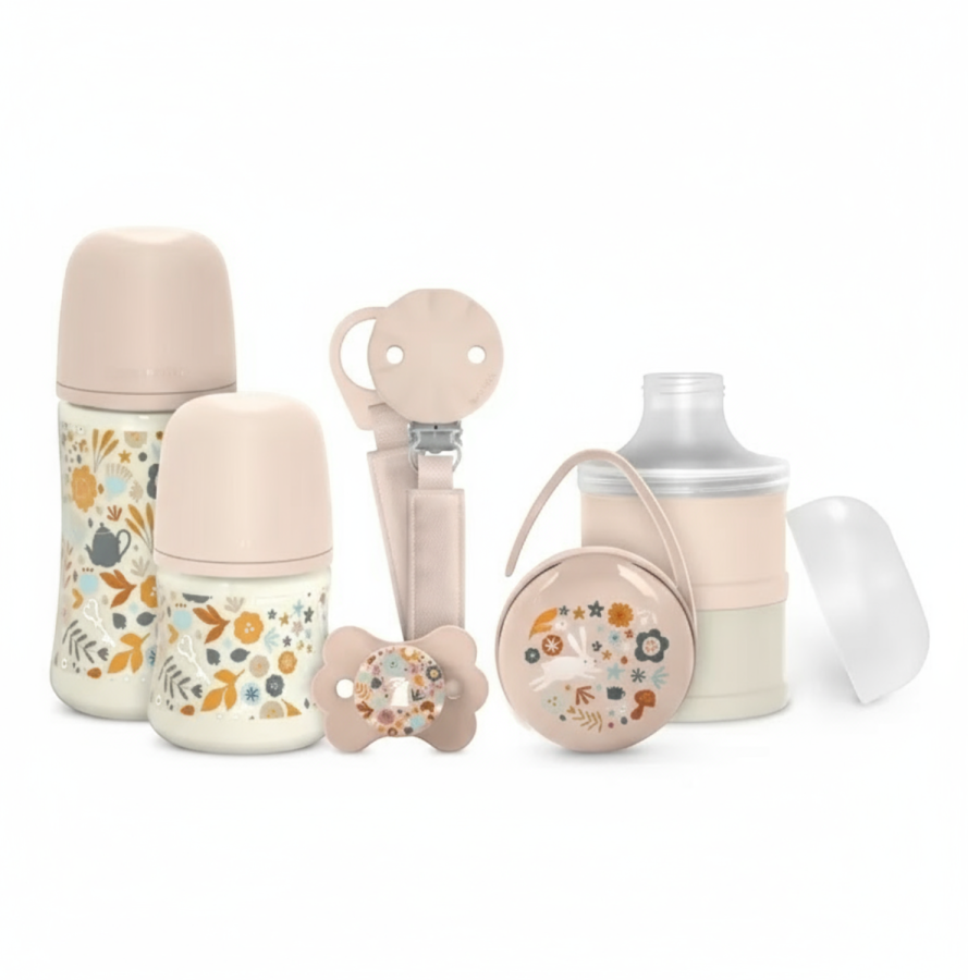 Zestaw startowy Wonderland - różowy / Suavinex