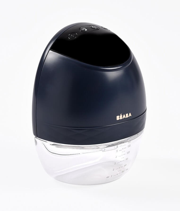 Laktator elektryczny bezprzewodowy muszlowy Hands-Free 180 ml Night Blue / Beaba
