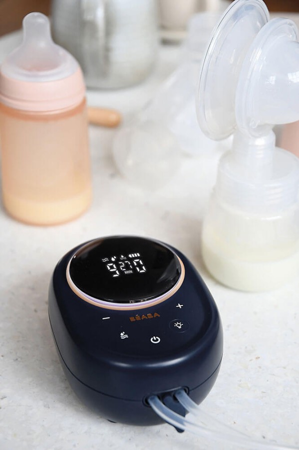Laktator elektryczny podwójny 2x180 ml Night Blue / Beaba