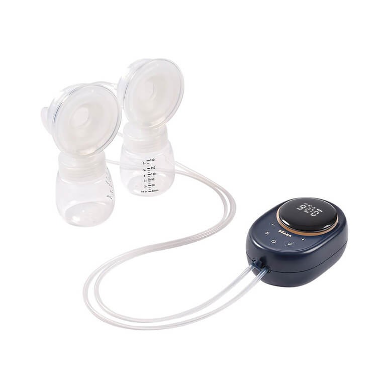 Laktator elektryczny podwójny 2x180 ml Night Blue / Beaba