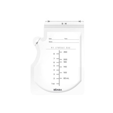 Woreczki do przechowywania pokarmu 250ml, 50 szt. / Beaba
