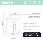 Woreczki do przechowywania pokarmu 250ml, 50 szt. / Beaba