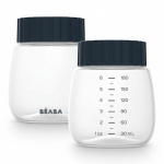 Pojemniki butelki na mleko do laktatora pojedynczego i podwójnego 2 szt. 180 ml / Beaba