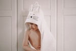 Duży bambusowy ręcznik cream / Memi