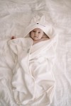 Duży bambusowy ręcznik cream / Memi