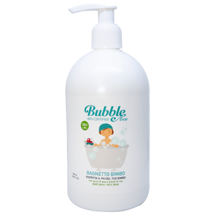 Organiczny płyn do kąpieli dla chłopca,  500 ml, 0m+  / Bubble&CO