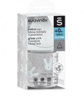 Butelka szklana Hygge Baby 120ml - Królik miętowy / Suavinex