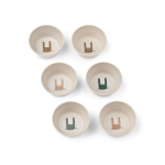 Miseczki Cees, 6 szt. - bunny, sandy / Liewood