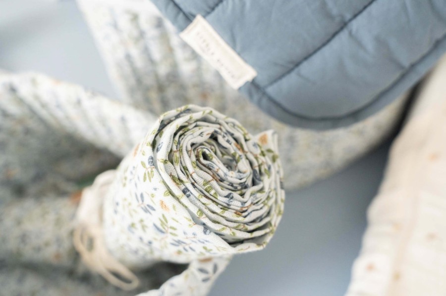 Otulacze muślinowe 70x70 cm - Forest Adventure & Denim Blue / Little Dutch