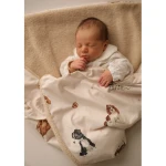 Kocyk pieski & teddy beż 75x100 cm / Samiboo