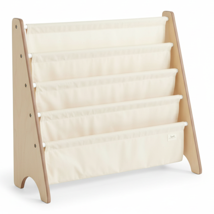 Stojak na Książki Recycled Solid Beige / 3 Sprouts