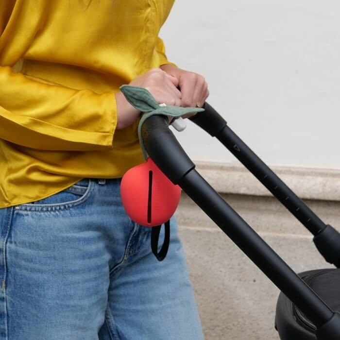 Etui na smoczek Jabłko Pepa / Oli & Carol