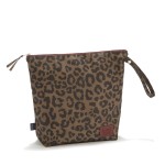 Wodoodporna kosmetyczka - LEOPARD CHOCO by Magdalena Lamparska / La Millou