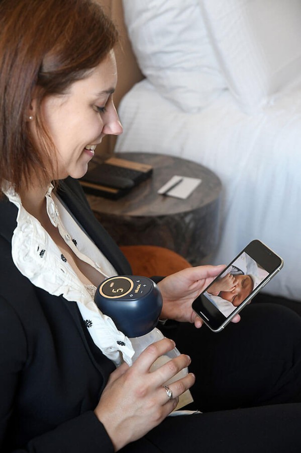 Laktator elektryczny pojedynczy 180 ml Night Blue / Beaba