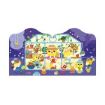 Książeczka do wyklejania z naklejkami Ogród 18m+ / Janod