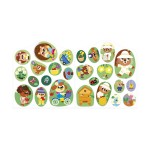 Książeczka do wyklejania z naklejkami Ogród 18m+ / Janod