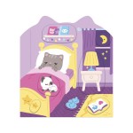 Książeczka do wyklejania z naklejkami Dom 18m+ / Janod