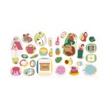 Książeczka do wyklejania z naklejkami Dom 18m+ / Janod