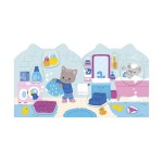 Książeczka do wyklejania z naklejkami Dom 18m+ / Janod