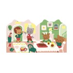 Książeczka do wyklejania z naklejkami Dom 18m+ / Janod